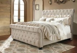 Upholstered bed